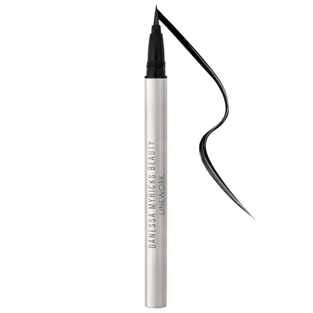 Danessa‎ Myricks Beauty Linework Paint Brush Fluid Eyeliner ONYX, 0.034 oz